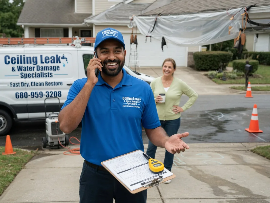 Ceiling Leak Cleanup Manahawkin, NJ FAQs